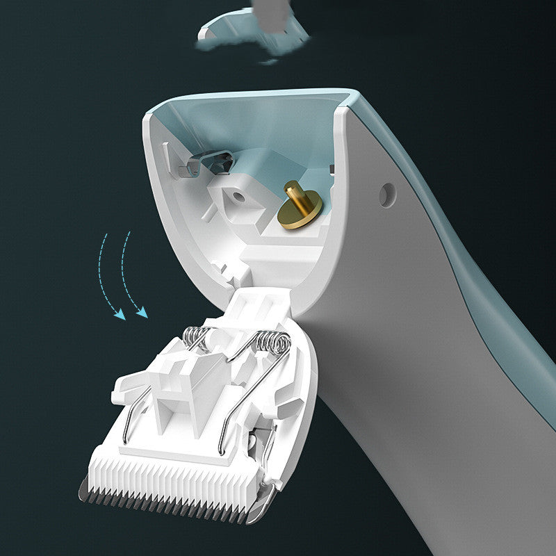Children Hair Clipper Rechargeable IPX7 Waterproof 360 Degree Wash Detachable Blade Plastic Body Adult Use Friendly Design