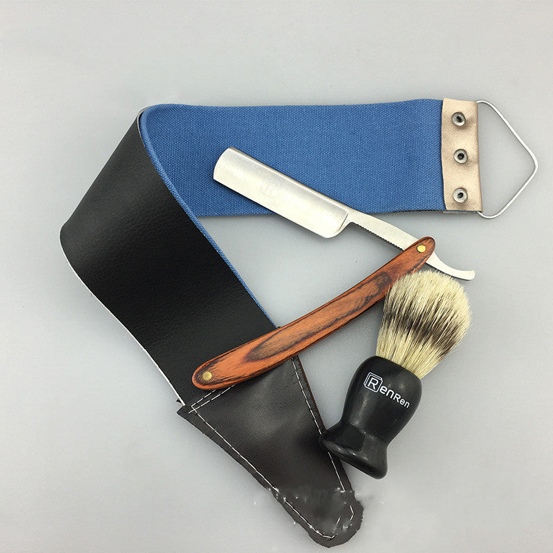 Razor Wooden Box Set Manual Shaver in Premium Wooden Case Stainless Steel Razor Eco Friendly Gift Set