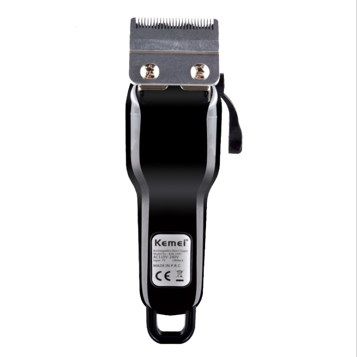 Hair Salon Hair Clipper 5W LCD Display Stainless Steel Blades 3h Charge 120 Min Use Adjustable Lever 110 to 240V with 4 Guide Combs