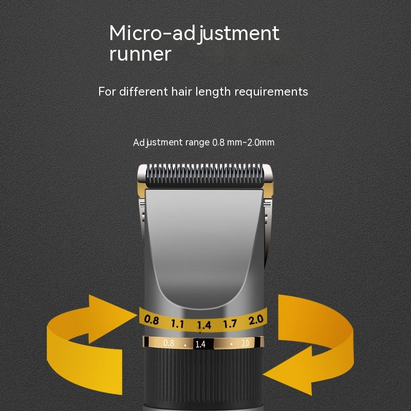 Ceramic Blade Washing Liquid Crystal Display Electric Hair Clipper