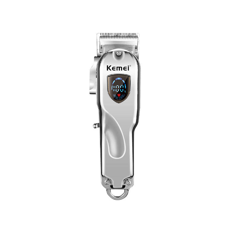 Kemei Professional Hair Clippers - Retro Oil Design Rechargeable Trimmer 4 Combs