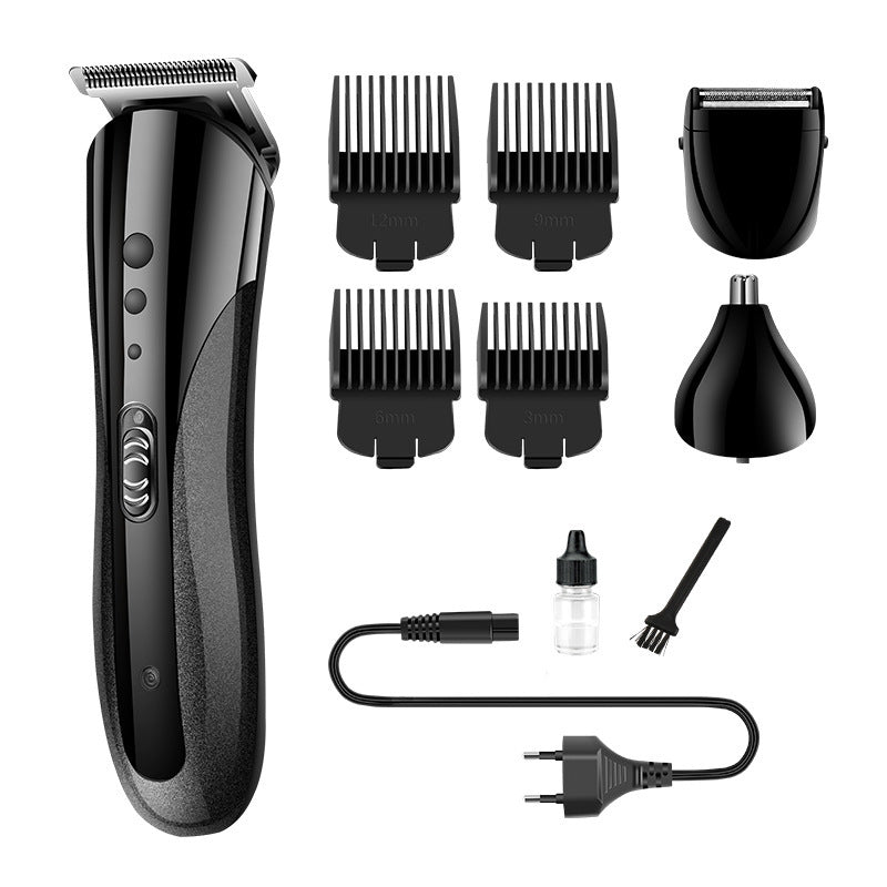 Multi Function Grooming Kit Rechargeable 4 Guide Combs 8h Charge Brush Clean