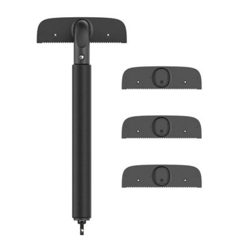 Retractable Back Hair Shaver - Extendable Handle Stainless Steel Blade Body Grooming