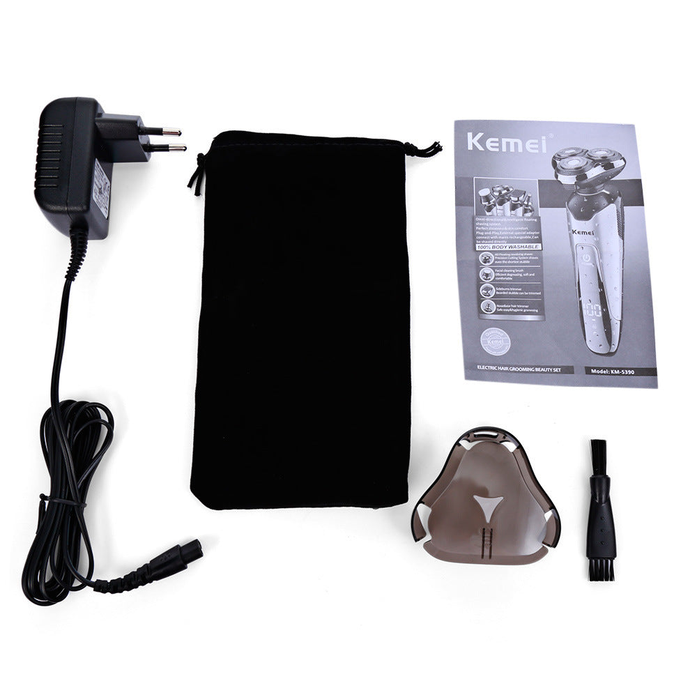 3-in-1 Electric Shaver 4D - Floating Blade Waterproof Men's Razor