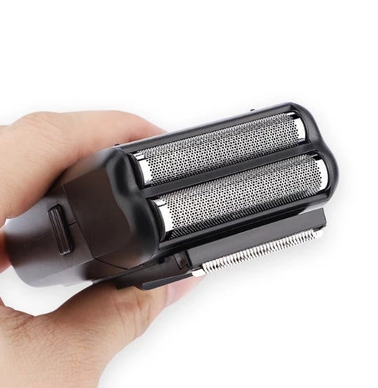 Twin Blade Electric Shaver KM-1102 - Rechargeable Men's Razor 48min Runtime