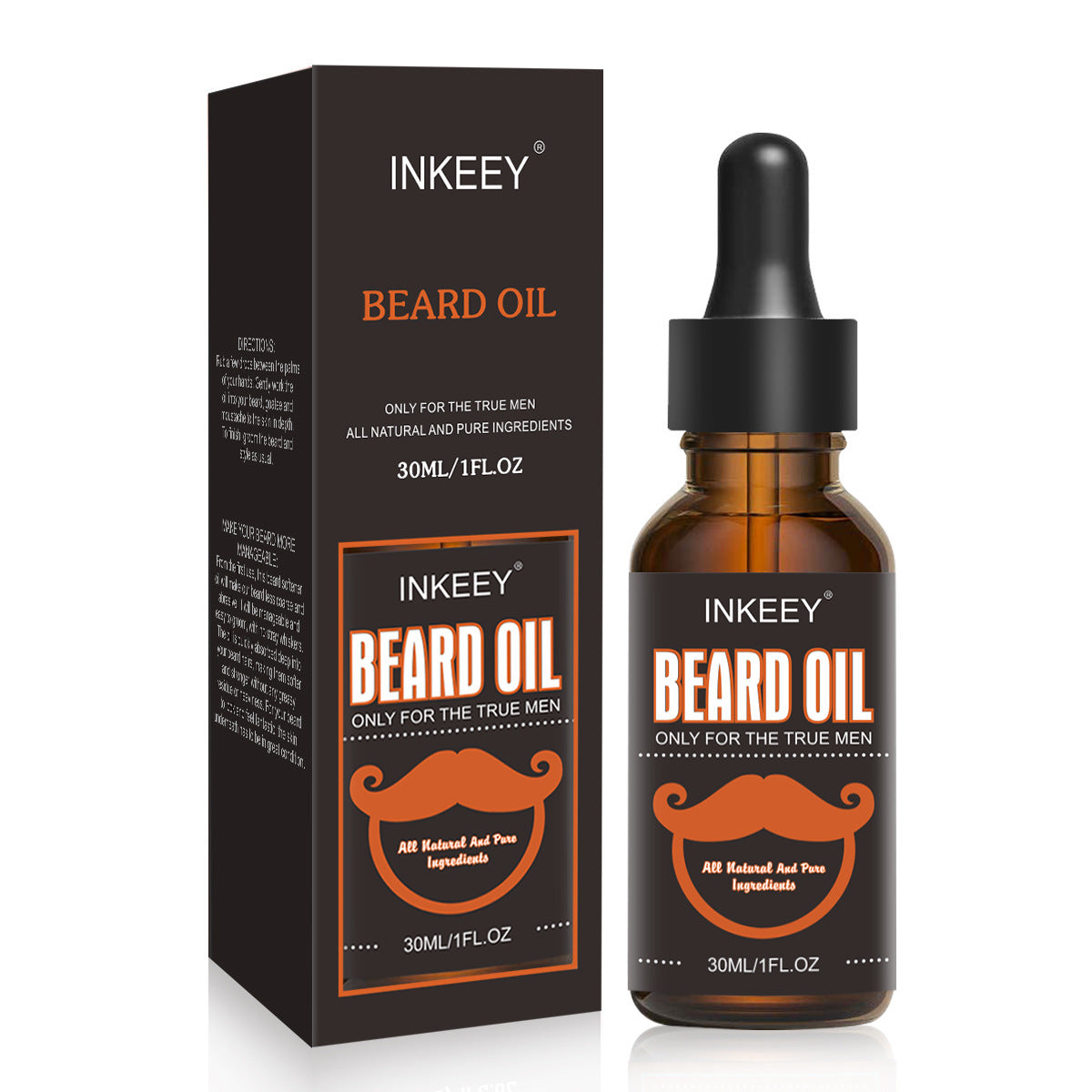 Beard Growth Oil 30ml - Men's Beard Care Growth Treatment All Skin Types