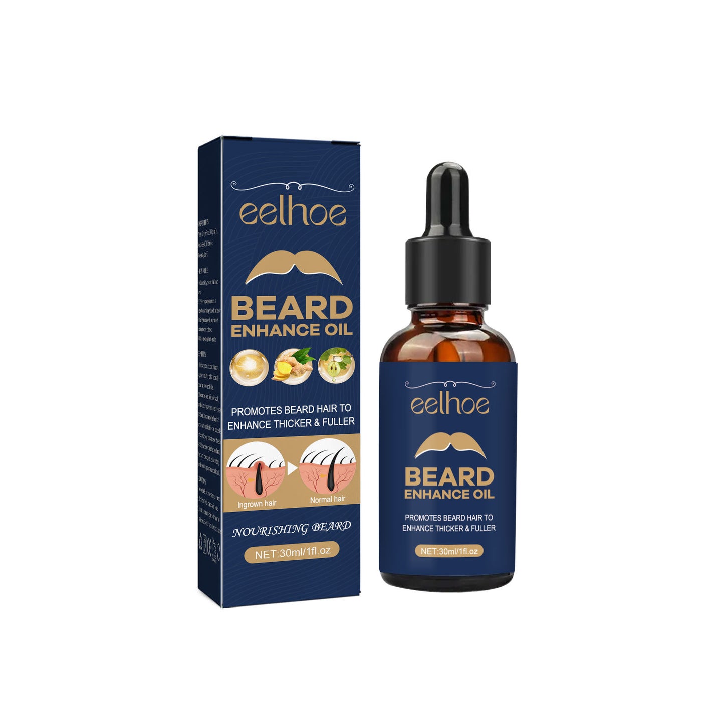 Men's Tough Beard Root Moisturizing