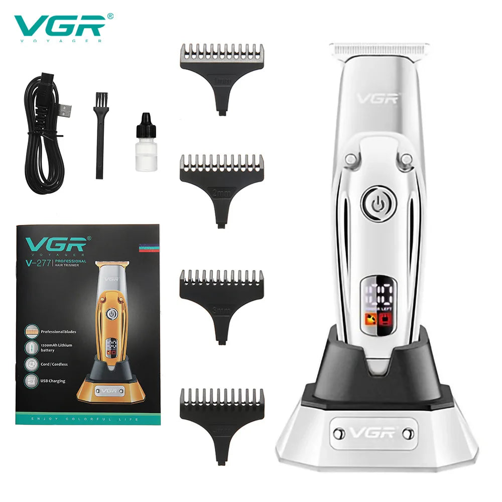 VGR V277 Electric Hair Clipper Rechargeable Portable Trimmer