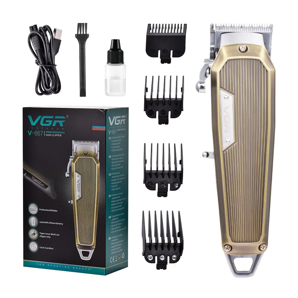 VGR 667 Electric Hair Clipper Professional Personal Care Barber