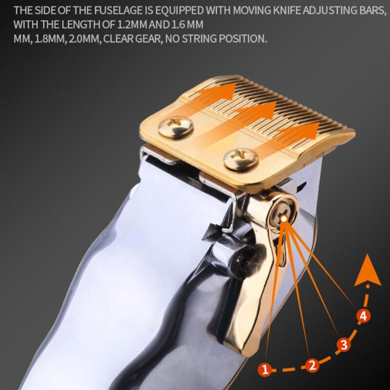 Original Kemei Full Metal Professional Combo Kit Hair Clipper Beard Trimmer