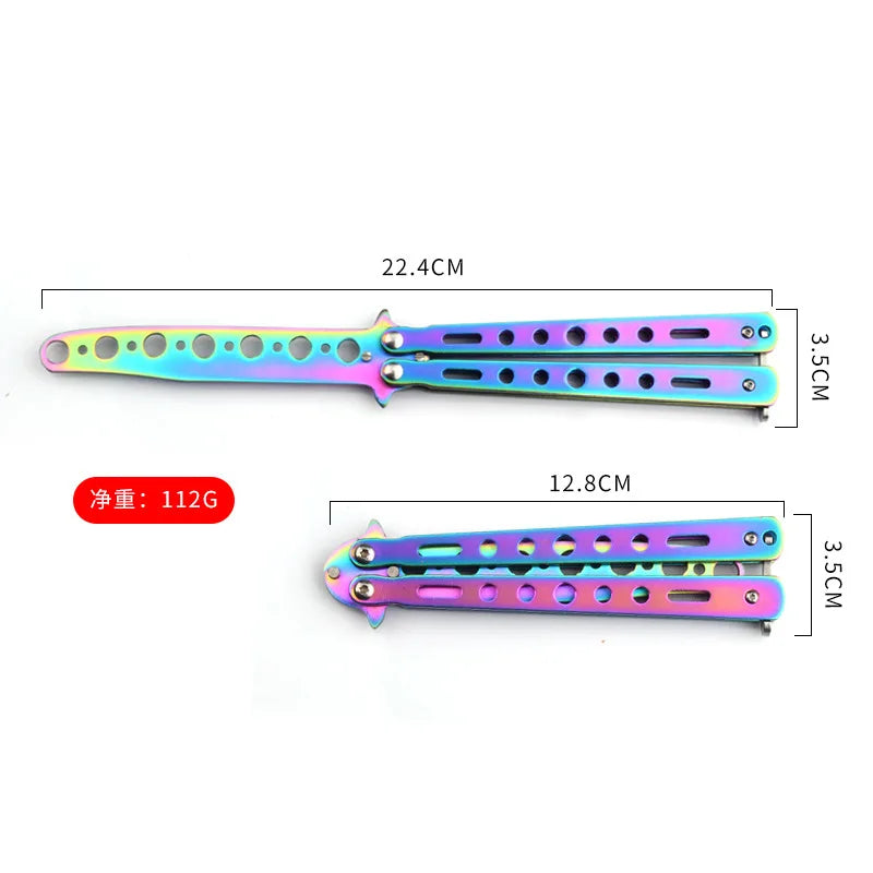 Portable Butterfly Training Foldable Trainer Pocket Comb