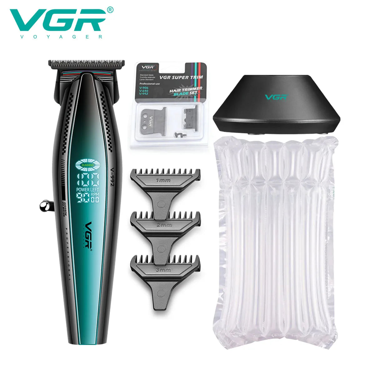 VGR Hair Clipper Professional Hair Cut Machine Electric Clipper