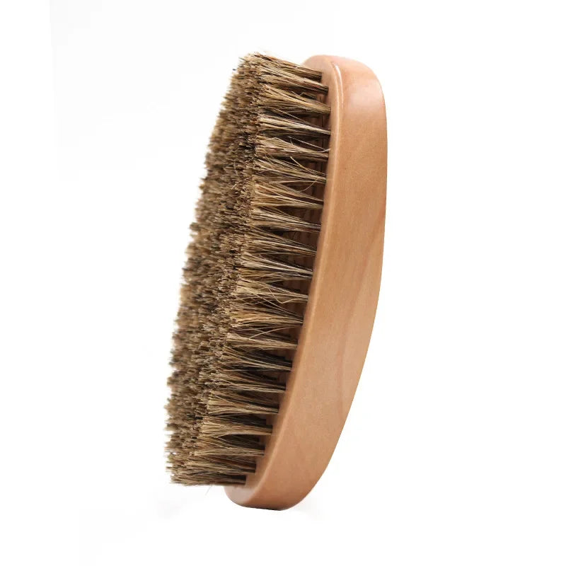 Fur Boar Hair Brush Men Bristle Wild Brush Boar
