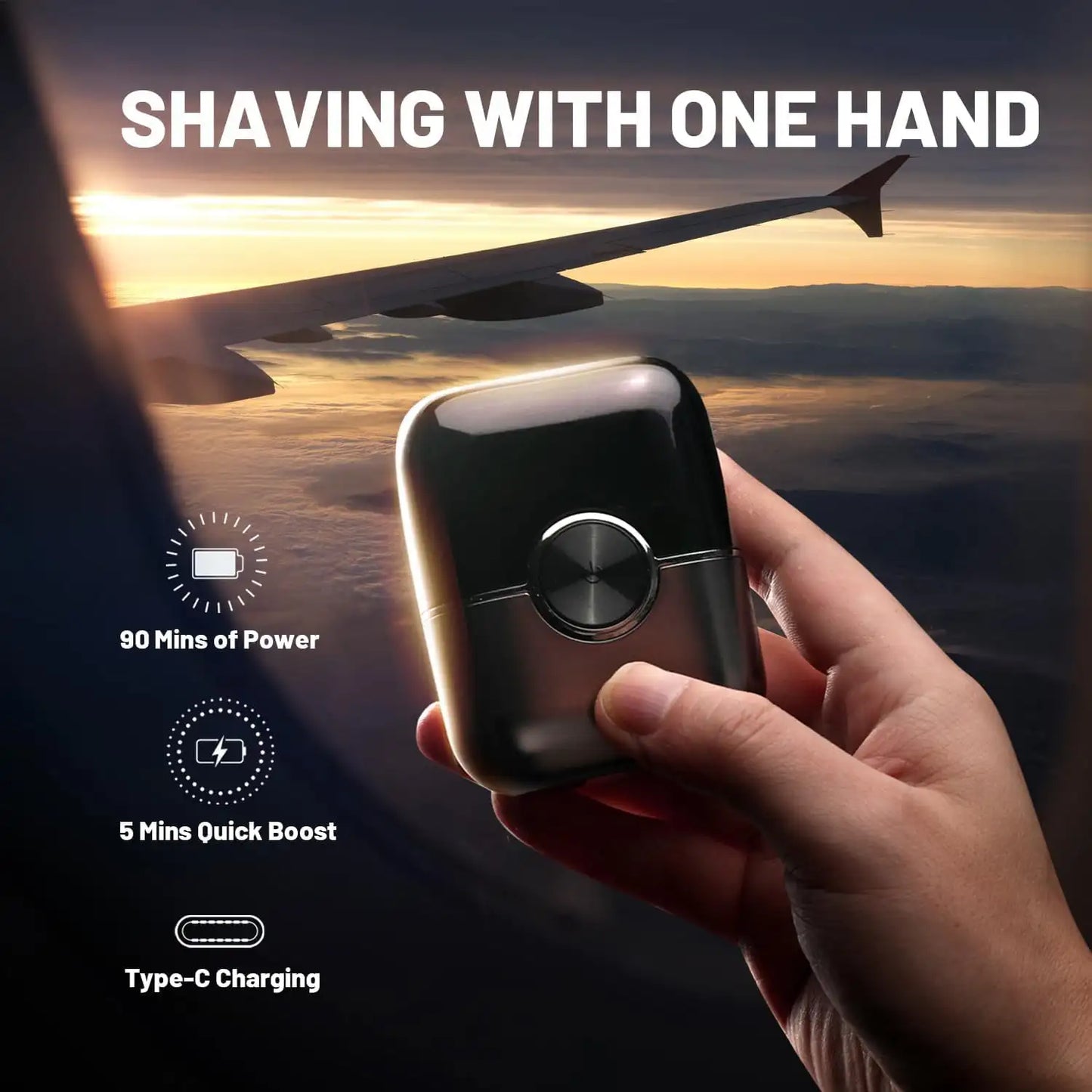 Electric Razor for Men 4 Blades Floating Head Foil Shaver