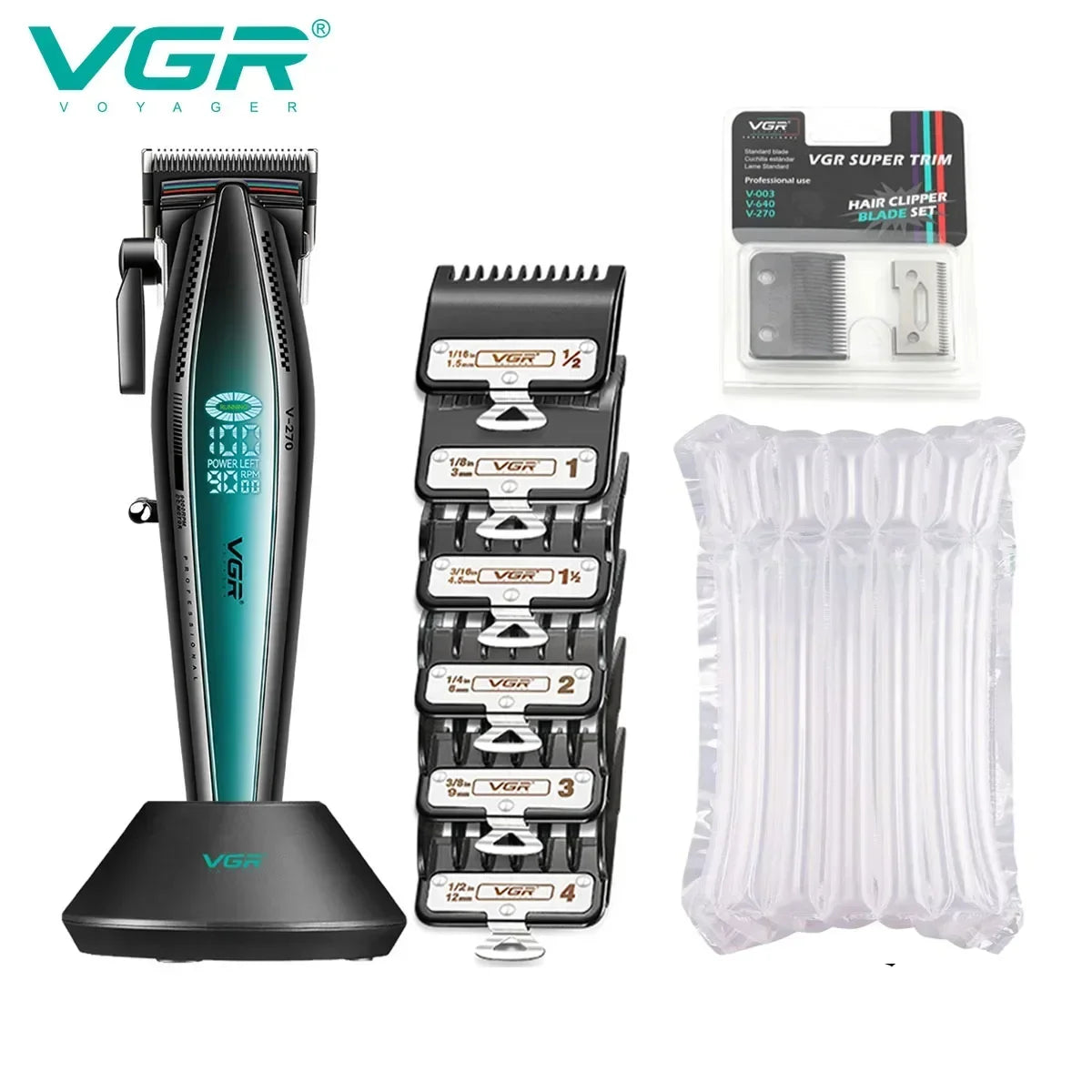 VGR Hair Trimmer Electric Cordless Hair Clipper Professional V-270