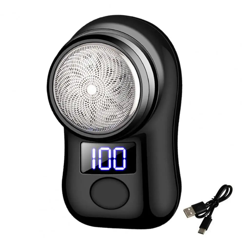 Portable Electric Shaver LED Display USB Rechargeable Mini Travel