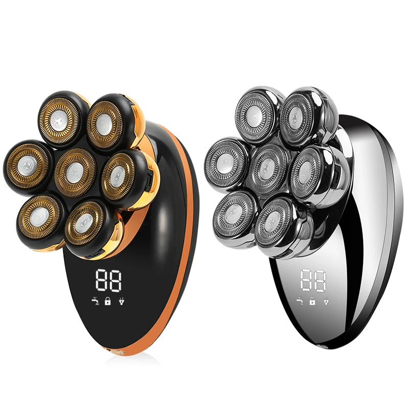 Men 7D Floating Men Electric Shaver Wet Dry Beard Hair Trimmer
