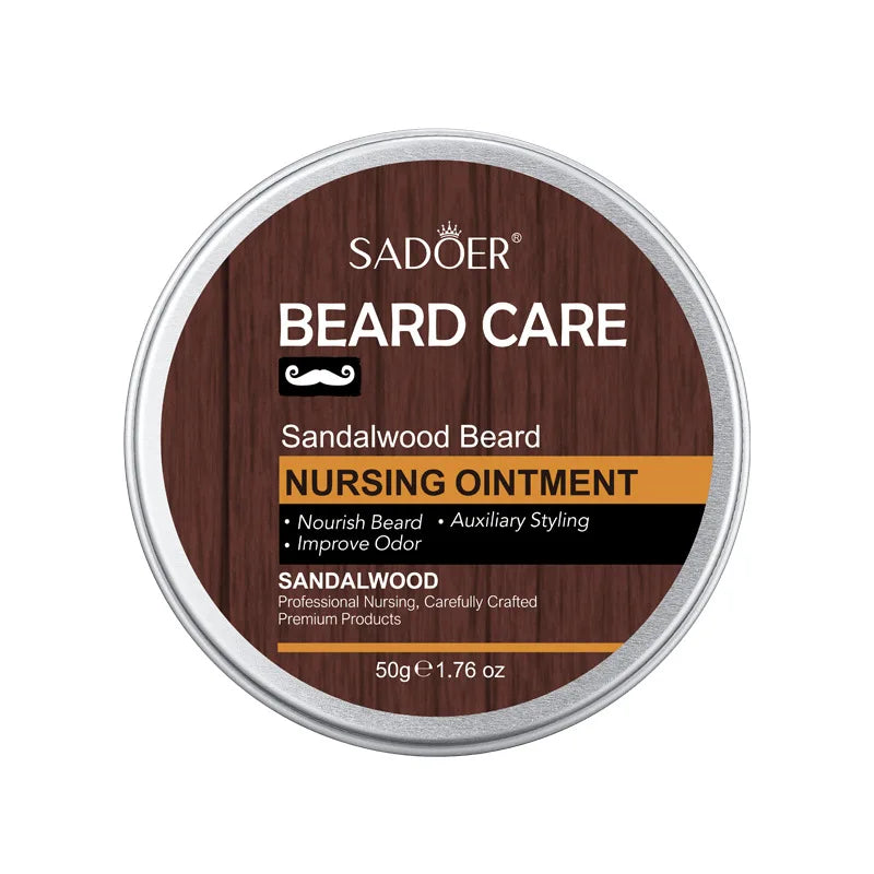 Men's Sandalwood Beard Care Balm Tame Unruly Hairs