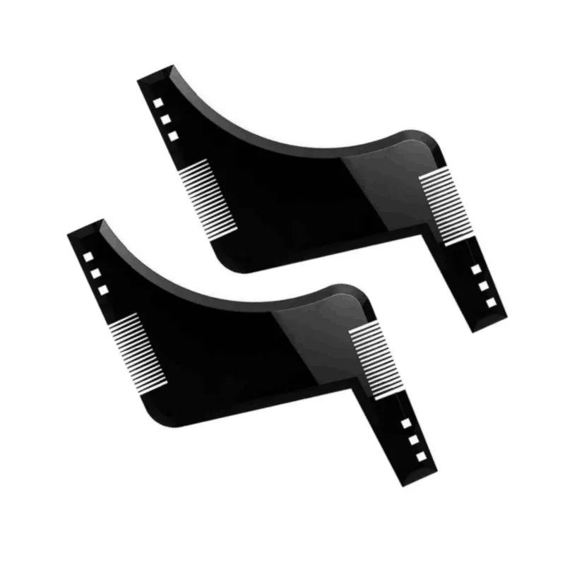 Beard template shaper beard modeling mold sideburns comb