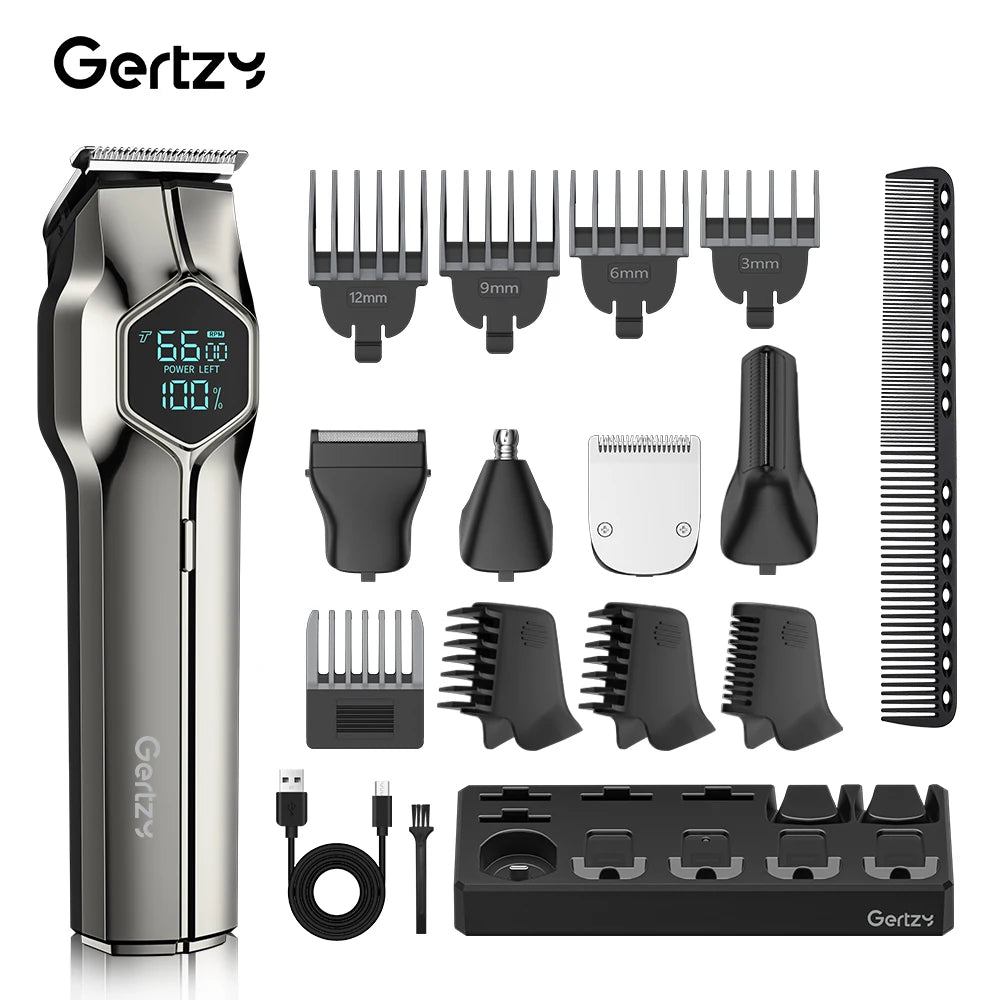 Men's 5-in-1 professional beauty kit USB rechargeable trimmer set