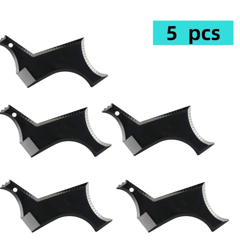 Men Beard Styling Template Stencil Beard Comb Beard Shaping