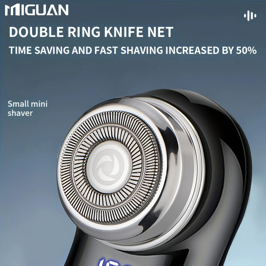 Men's electric shaver USB charging digital display function