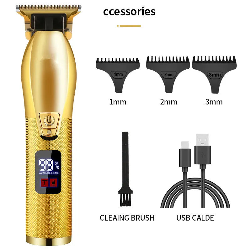 Professional Electric Hair Trimmer T9 USB Hair Clipper for Men