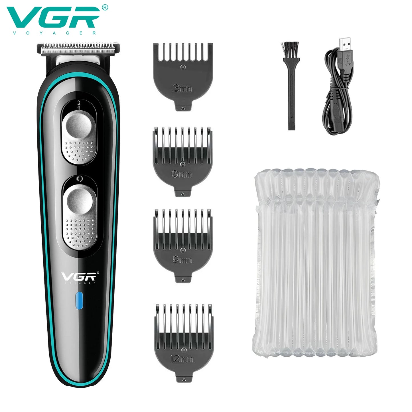 VGR Professional Hair Clipper Men's Waterproof Hair Trimmer V-055