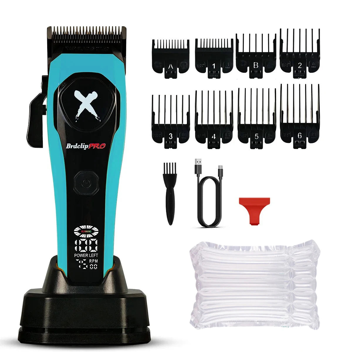 Professional Hair Clippers Rechargeable Hair Trimmer BRD-619