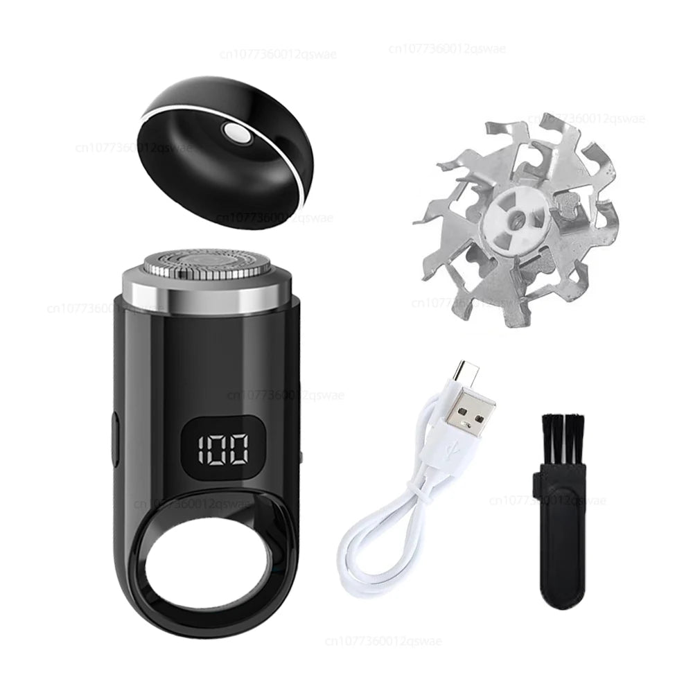 Mini Electric Shaver 3D Floating Head Shaver Type-C Fast Charging