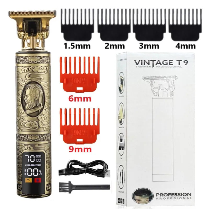 T9 0mm Electric Hair Trimmer For Man Cordless Clippers