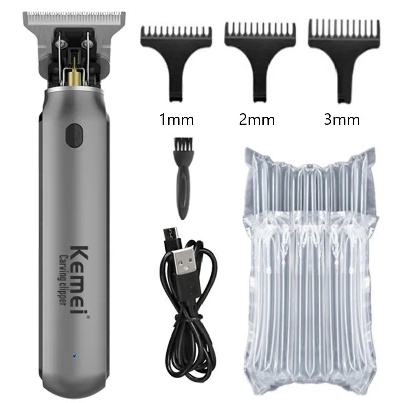 kemei hair trimmer KM-1757 cordless rechargeable hair clipper