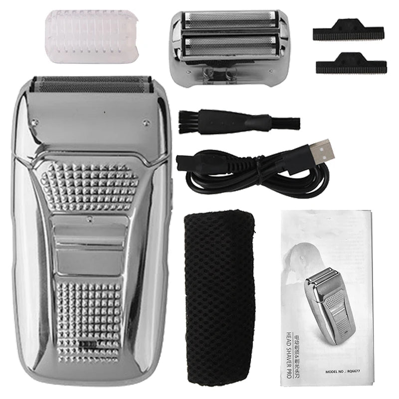 Foil Shavers for Men All Metal Housing Foil Shaver Razor