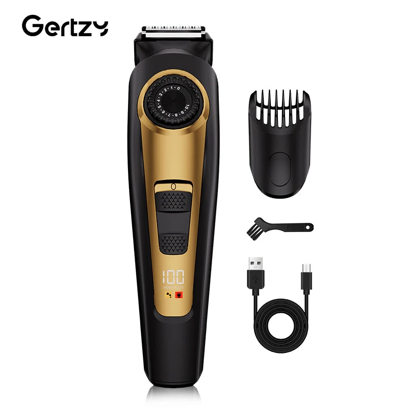 Electric hair clipper kit with digital display USB rechargeable