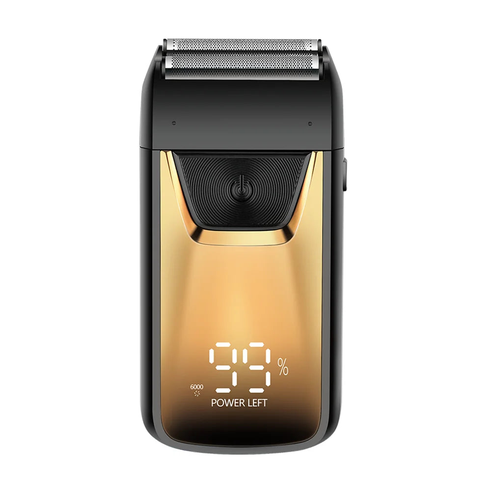 Men's electric reciprocating aluminum foil shaver