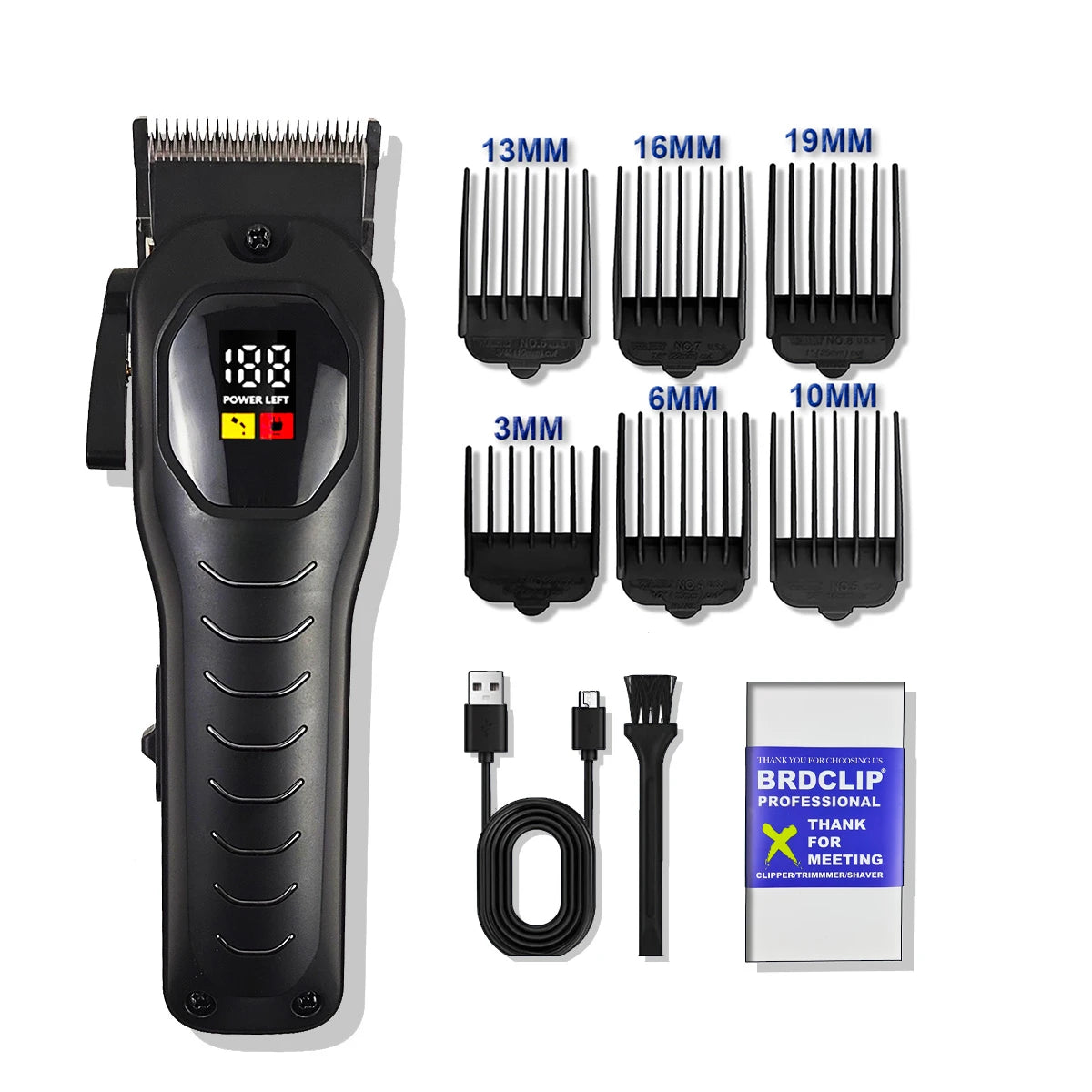 Professional Hair Clipper High Speed Electric Trimmer