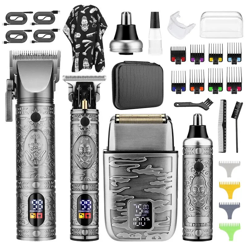 Resuxi 740 All Metal Hair Clippers Ears Nose Hair Trimmer