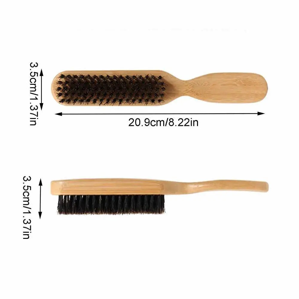New Arrival Hair Brush Wood Handle Boar Bristle Beard brush