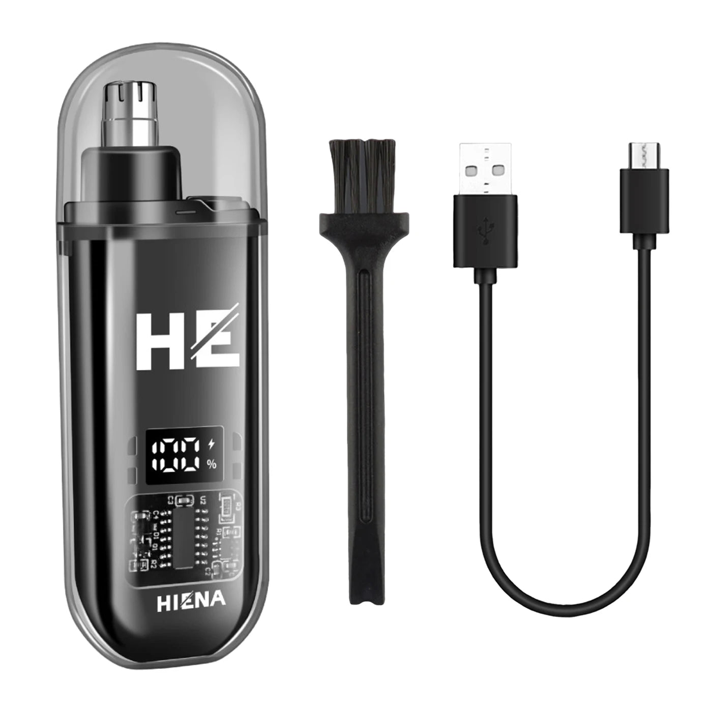 Electric Nose Hair Trimmer Mini Pocket Nose Ears Hair Eyebrow Trimmer