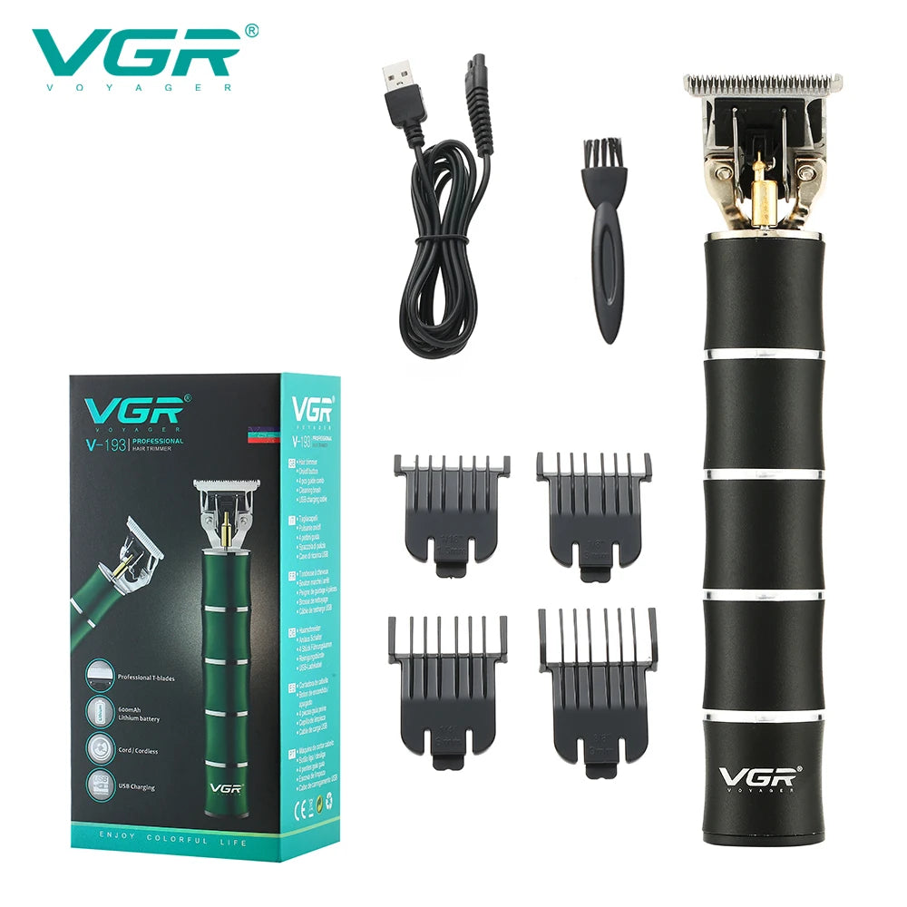 VGR Retro Metal Electric Hair Clipper Hair Trimmer V-193