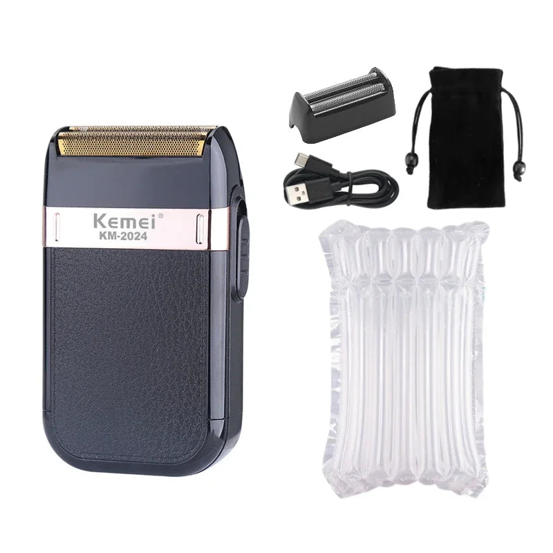 Kemei Shaver Professional Razor Waterproof Electric Razor Cordless