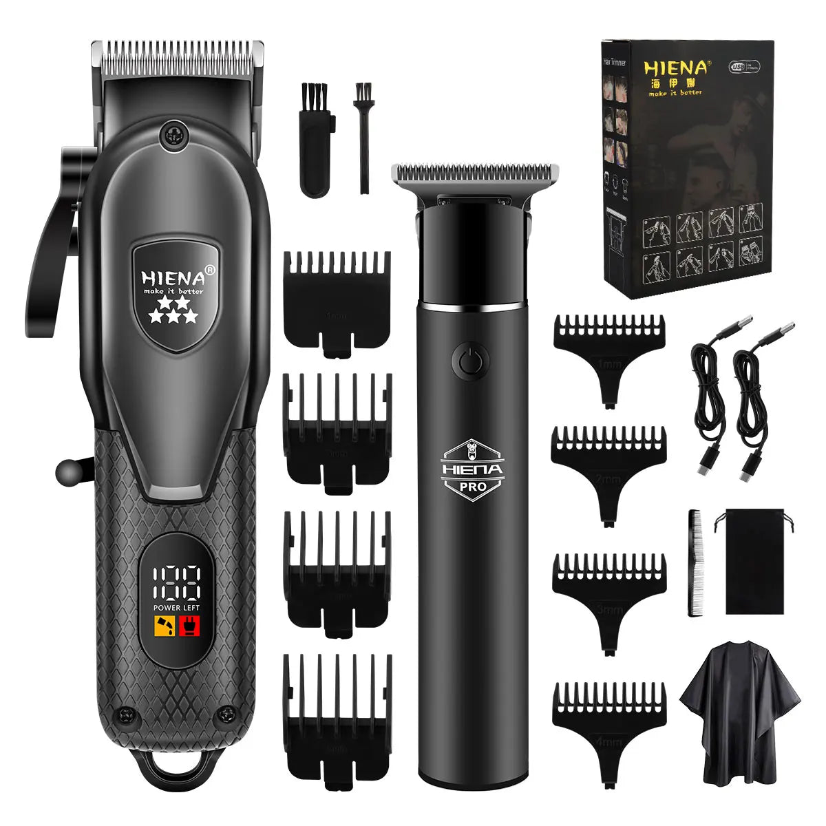 hiena Hair Clipper Kit for Men Electric Shaver Hair Trimmer