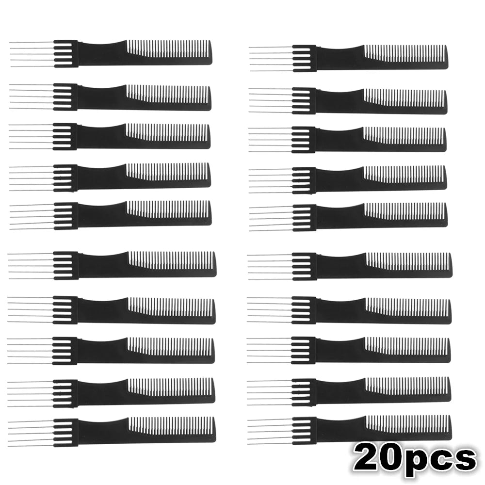 Stainless Steel & Plastic Hair Tail Comb Styling Tool