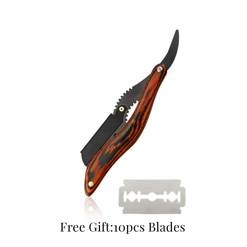 Classic Manual Hairdressing Razors Anti Slip Hair Removal Razor
