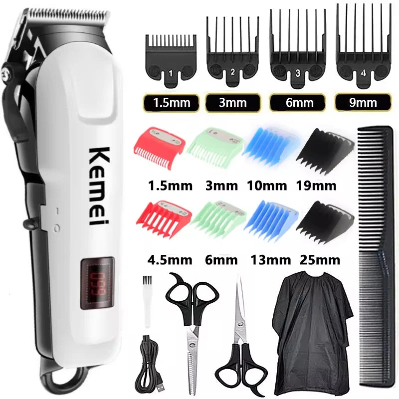 Electric Hair Clipper Hair Cut Maching Wireless Trimmer