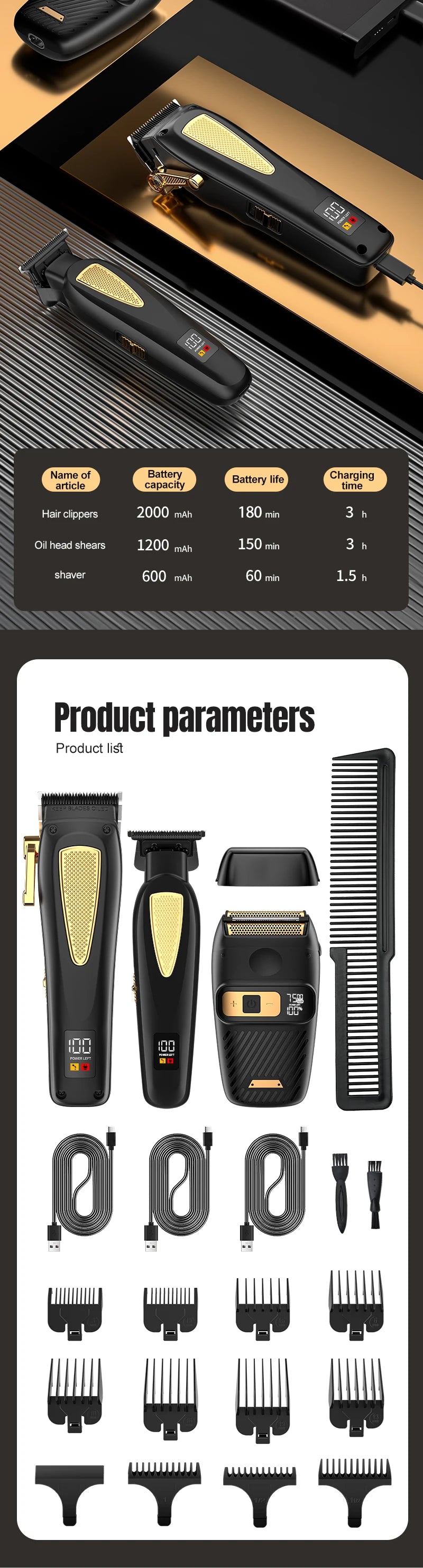 Xiaomi Youpin New Detachable Head Ceramic Blade Clipper