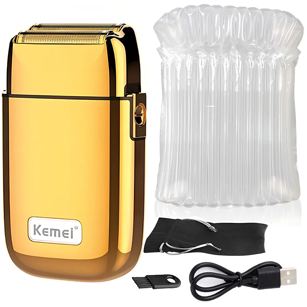 Kemei Tx1 Full Metal Electric Shaver For Men Electric Razor