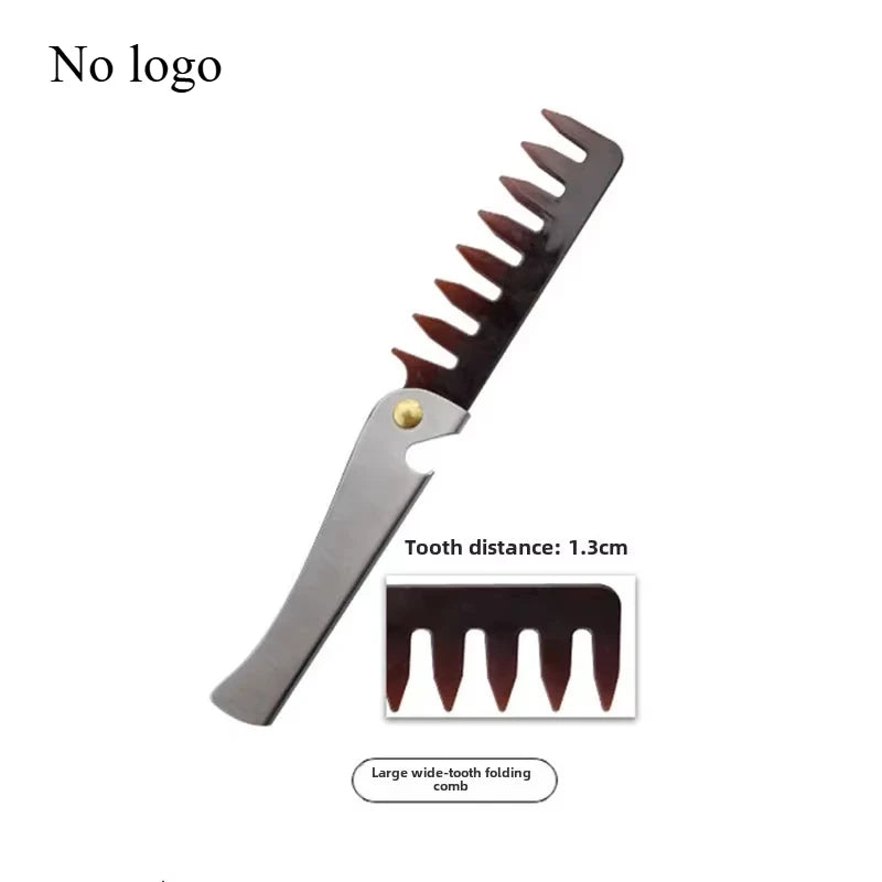 Multifunctional Folding Comb Men Beard Styling Combs