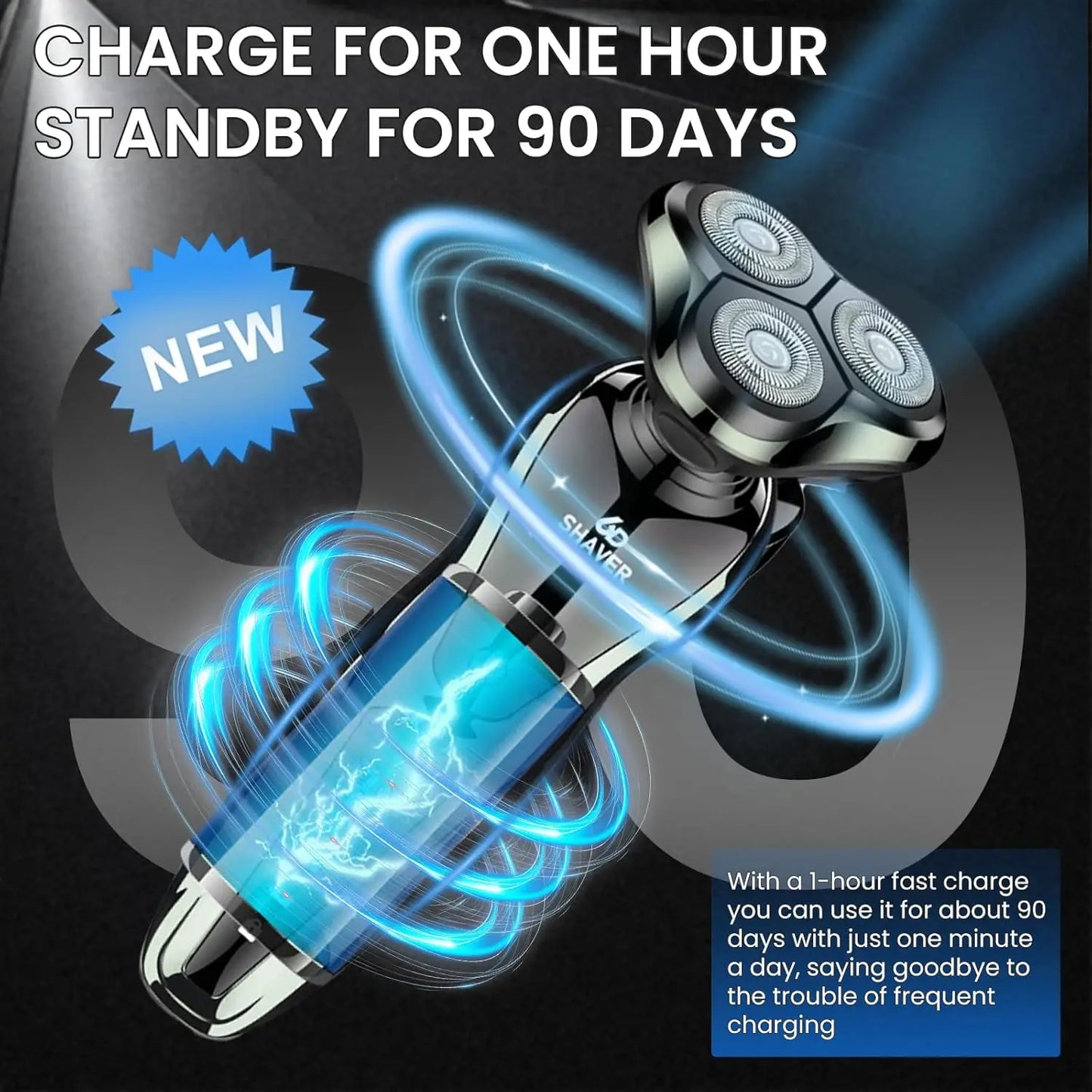 Rechargeable Electric Shaver for Men All in One Trimmer Set