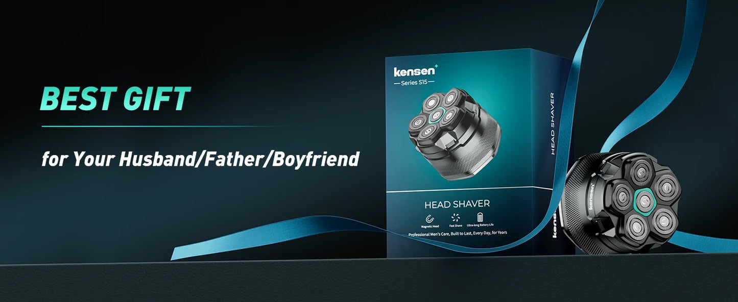 Electric Head Shavers for Bald Men 6D Magnetic Razor Hair Trimmer